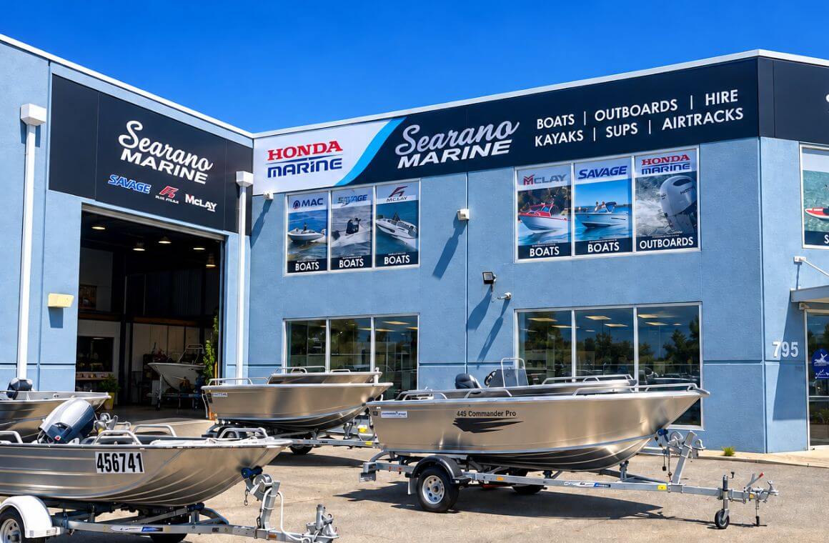 Searano Marine showroom at 795 Marshall Road, Malaga